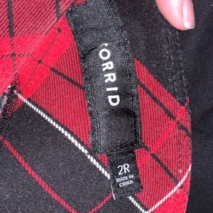 Torrid Plaid Pixie Trouser